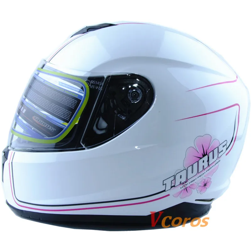 Vcoros Новое поступление XS размер мотоциклетный шлем Зимний Полнолицевой гоночный шлем capacete motoqueiro