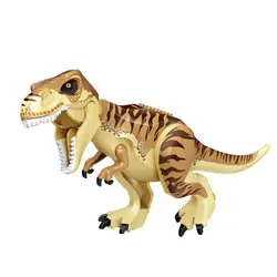 Парк Юрского периода 2 павших царства тираннозавр Т-Рекс индомус Рекс Динозавр строительные блоки кирпичи действия для детей игрушки