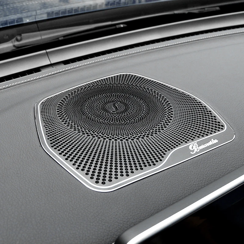 Приборная панель громкий динамик крышка наклейки отделка Аксессуары LHD для Mercedes Benz W205 GLC C Класс C180 C200 автомобильный Стайлинг аудио динамик