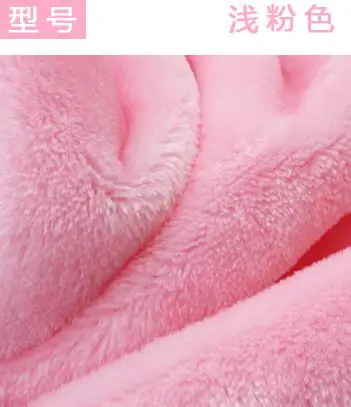 50x150 см мягкая полиэфирная плюшевая ткань искусственный мех красный синий розовый игрушечная ткань для текстильных штор Tela Tissu Knuffel Doekje Acessorios - Цвет: pink