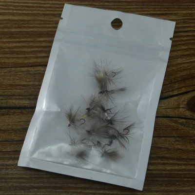 MNFT 10 шт. 14#12# серый комаров муха может форель Мухи нахлыстом приманки жуки - Цвет: 10Pcs In Bag