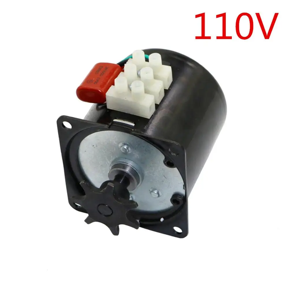 110V 1 шт. 220 В или 110 В инкубатор поворачивает яйца двигатель Реверсивный мотор-редуктор принадлежности для инкубаторов большинство инкубаторов 2,5 об/мин - Цвет: 110V