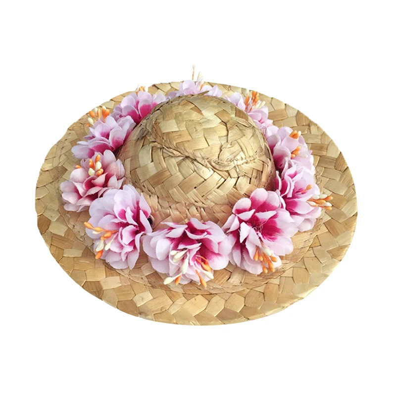 Красивые цветы летние шляпы Sombrero в гавайском стиле соломенная шляпа от солнца
