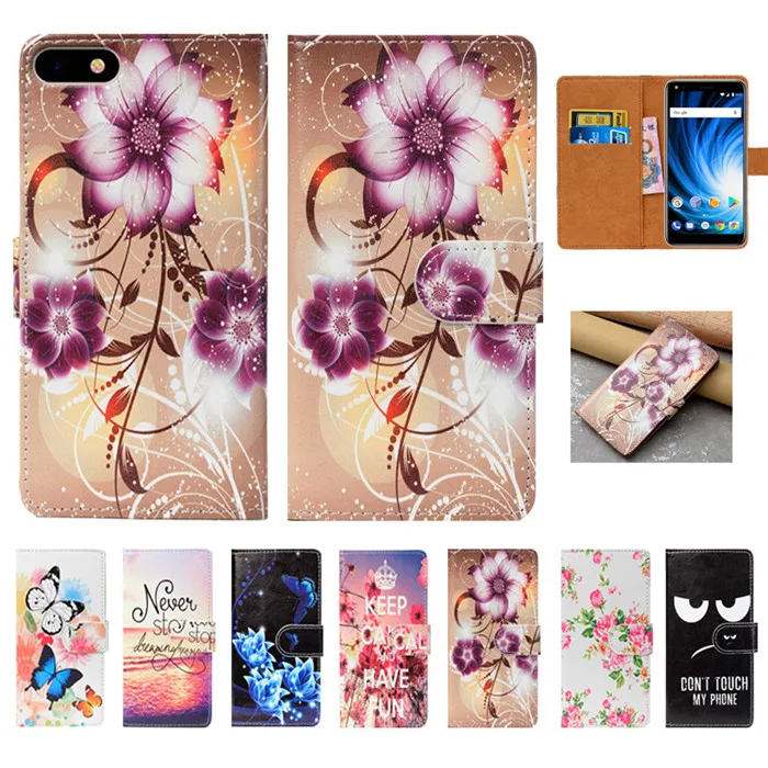 

For BQ BQ-5701L Case High Quality Pu Leather 5.7" Print Flip Wallet Case Back Cover Book Case For BQ BQ-5701L Slim Cases