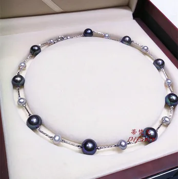 

The new hand as pearl necklace, long sweater chain, all over the sky star fashion chain