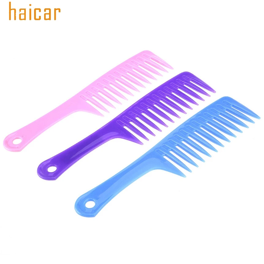 HAICAR Love Beauty женский 1 шт. пластиковый гребень для укладки волос с большими зубцами