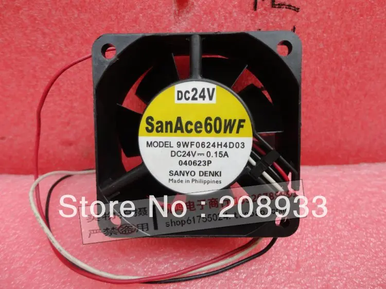 

For SAN ACE60WF For SANYO 6025 24V 0.15A 9WF0624H4D03 Fanuc inverter fan+cooling fan