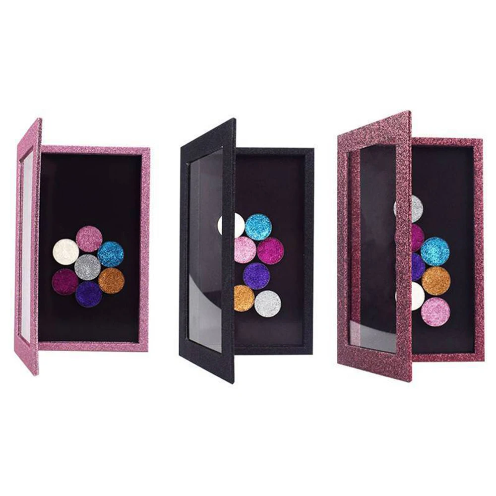 

1 Pcs Empty Magnetic Cosmetics Palette Eyeshadow Blusher DIY Makeup Storage Eyeshadow Storage Box Fish Scale Texture Tool