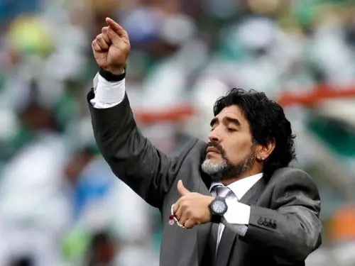 4273 Diego Armando Maradona Football Coach-Wall Sticker Art Poster For Home Decor Silk Canvas Painting