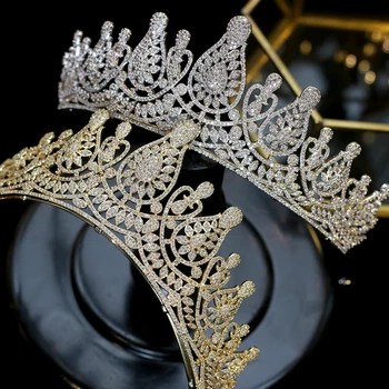 

High quality princess headband dance party crown inlaid crystal comb tiara wedding hair accessories fashion jewelry