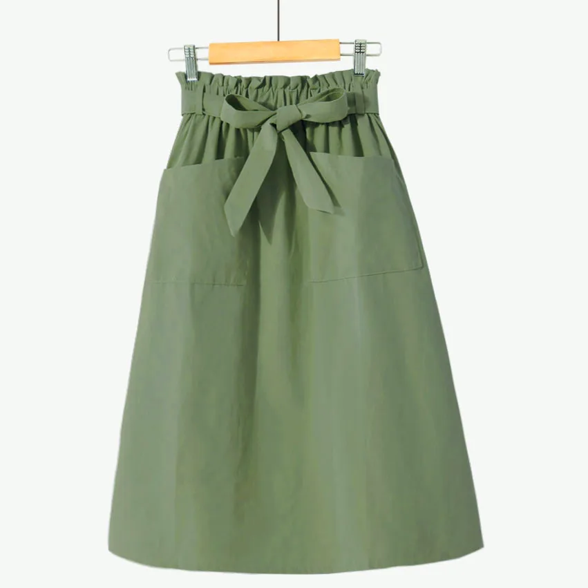 Womail Женская юбка летняя винтажная юбка с высокой талией Женские однотонные юбки вечерние длинные юбки для женщин повседневный праздничный пляжный J610