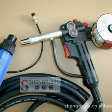 От производителя 200A MIG MAG сварочный фонарь газовый фонарь катушка пистолет с кабелем и Европейским разъемом