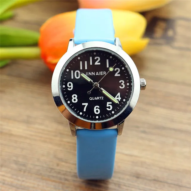 Nazeyt little boys and girls kids simple design quartz watch luminous hand leath Nazeyt little boys and girls kids simple design quartz watch luminous hand leath