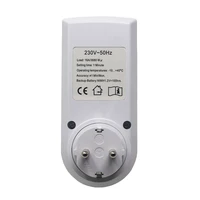 Ketotek Electronic Digital Timer Switch EU FR BR Plug Kitchen Timer Outlet 230V 50HZ 7 Day 12/24 Hour Programmable Timing Socket 2