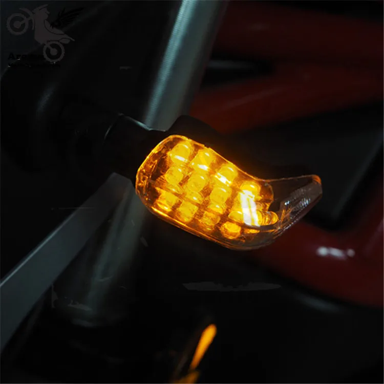 Универсальный 10 мм moto rcycle светодиодный для yamaha honda suzuki moto rcycle указатель поворота moto cross flashers moto индикатор мигалка Горячий