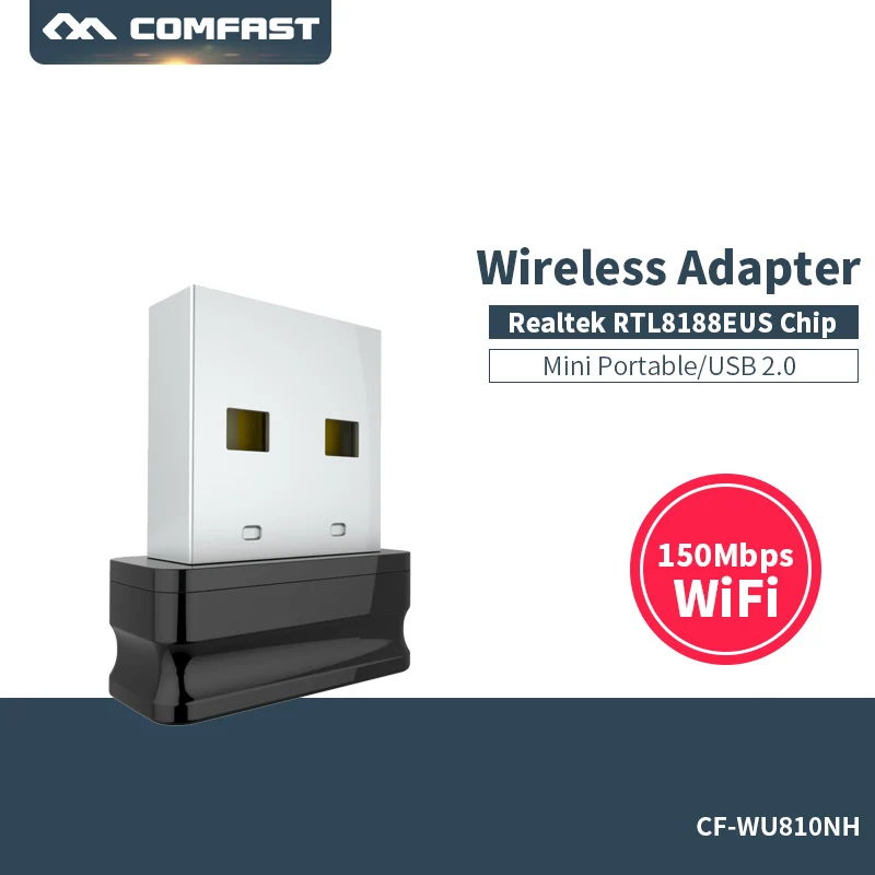 Comfast 2,4 ГГц Mini USB Wi Fi Беспроводной адаптер компьютер сетевой карты антенна WiFi Мбит/с 150 мини маршрутизатор для рабочего стола 802.11b/g/n