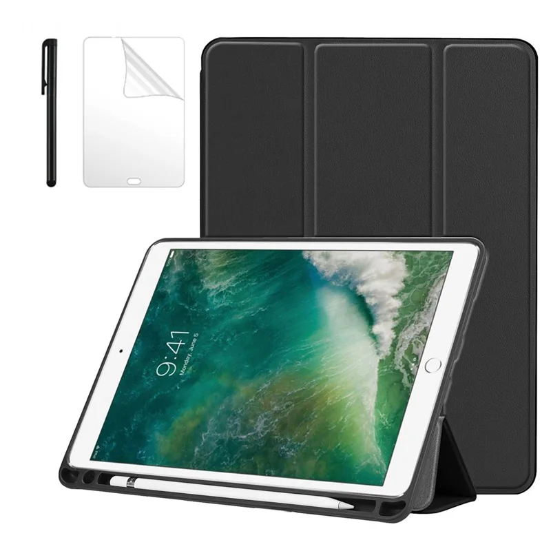Чехол для iPad Air 3 2019 с слотом ручки умный чехол трехслойная подставка мягкая