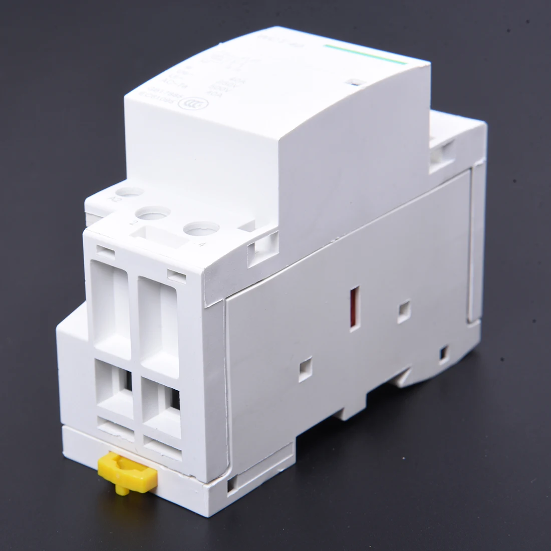 Goedkoop 220 240 V AC coil 35mm DIN rail ondersteuning 2 polen 40A schakelaar
