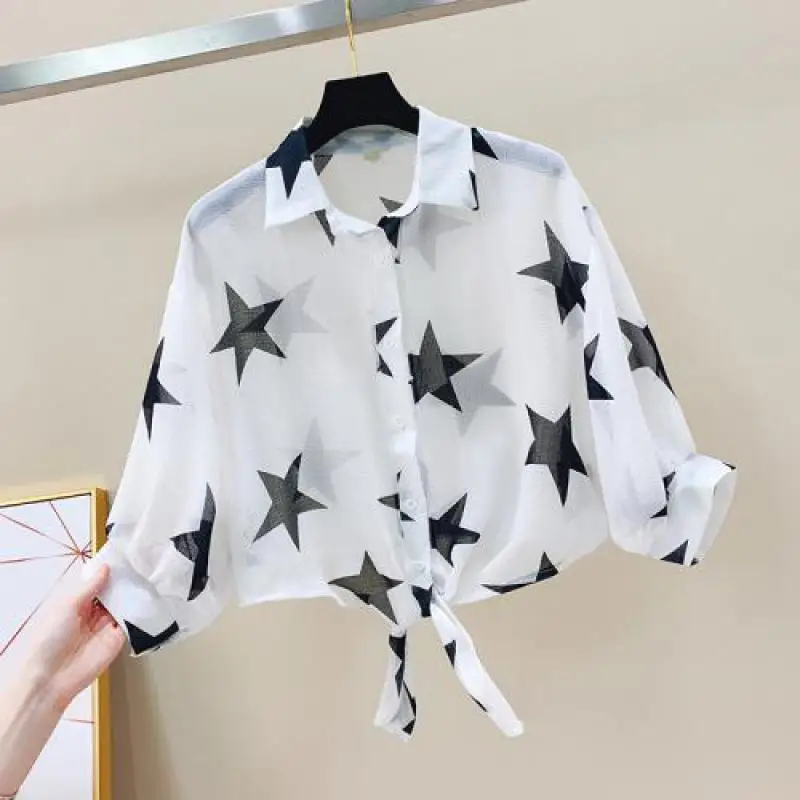 Harajuku ветровка для женщин модное пальто со звездным принтом и поясом Новинка лета