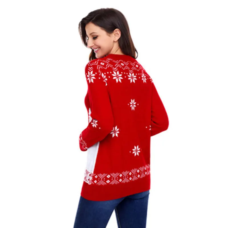 LIONSTILL 2018 women Fashion Santa Claus Print Sweater female Long Sleeve Casual Pullover Round Neck Women Autumn Winter Clothes LIONSTILL 2018 women Fashion Santa Claus Print Sweater female Long Sleeve Casual Pullover Round Neck Women Autumn Winter Clothes