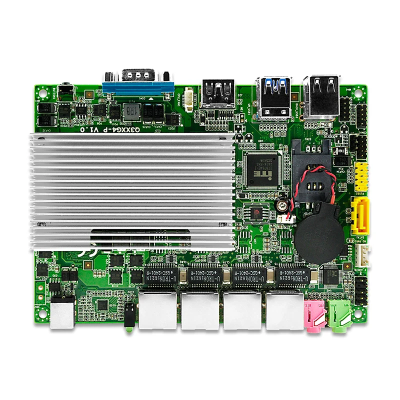 Qotom Mini PC Q300G4 Pentium i3 i5 i7 with 4 Gigabit NIC Support AES-NI Pfsense as Router Firewall Fanless Small Computer PC Box