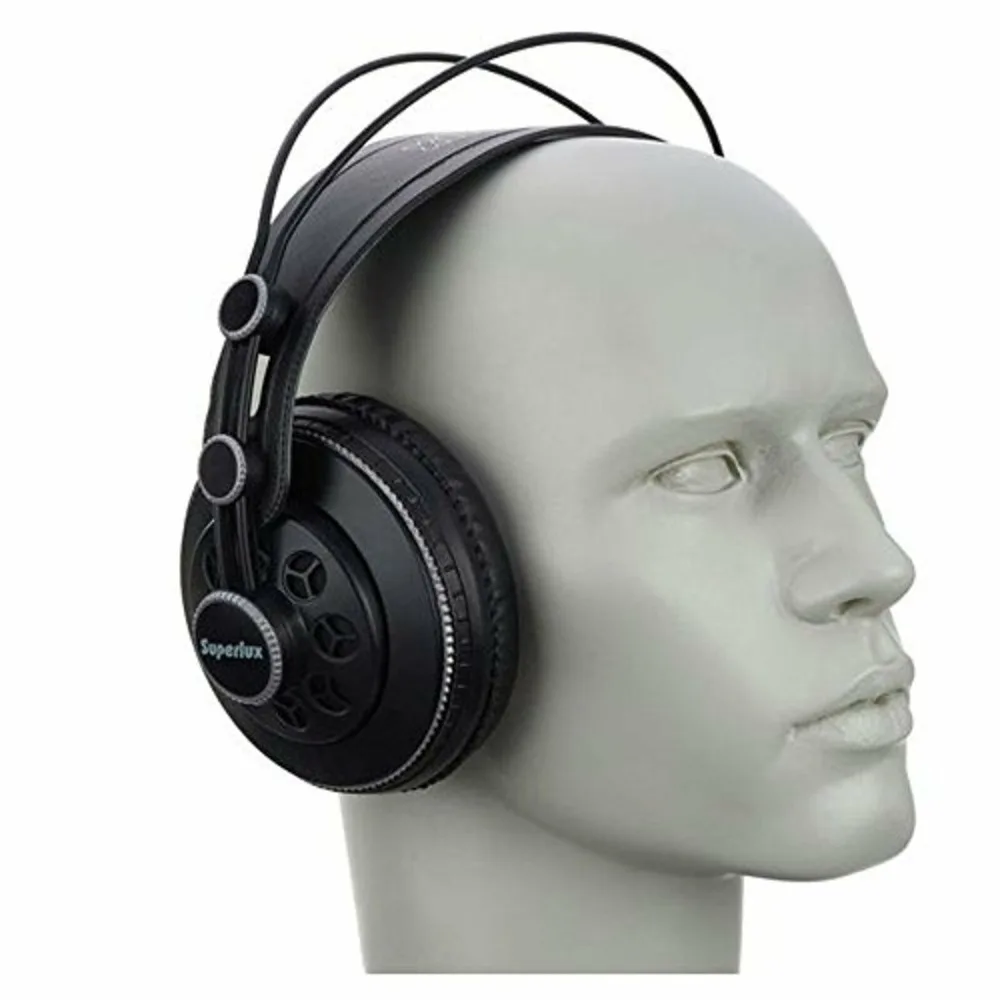 Superlux HD681B 3,5 мм разъем проводной супер бас динамические наушники шумоподавление Гарнитура с регулируемым оголовьем кабель студия