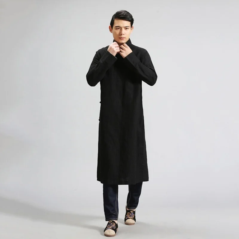 Традиционная китайская одежда для мужчин костюм в китайском стиле крыло chun одежда в стиле Дзен традиционное китайское платье для мужчин TA098