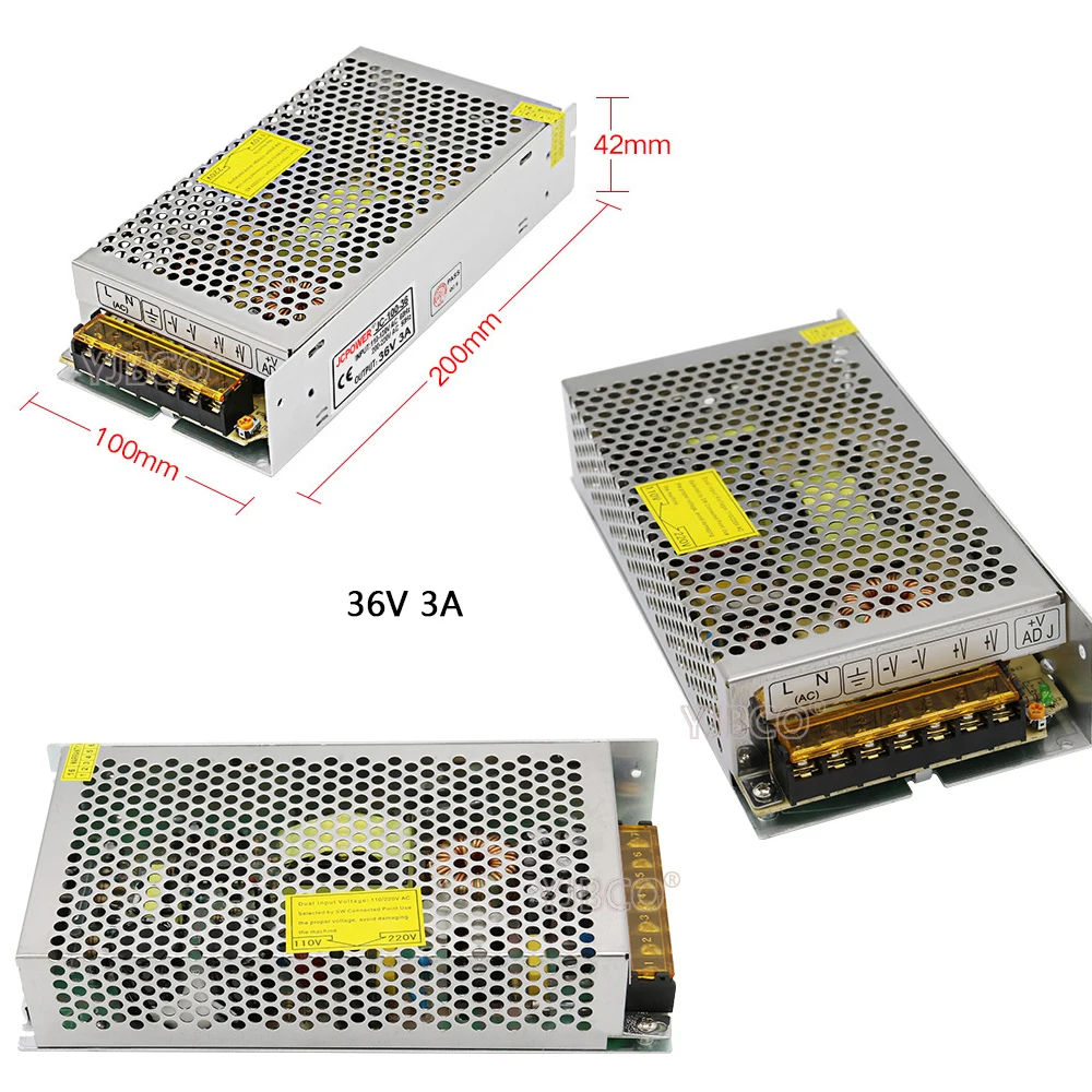 DC36V 3A/10A/15A led Регулируемый коммутации Питание AC110V 220 V до 36 v DC Светодиодный драйвер Трансформатор для Светодиодные ленты свет ЧПУ