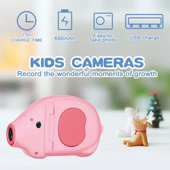 

Mini Camcorder Kids Camera 1080P Cameras Video Camera Shockproof Children Toy Gifts
