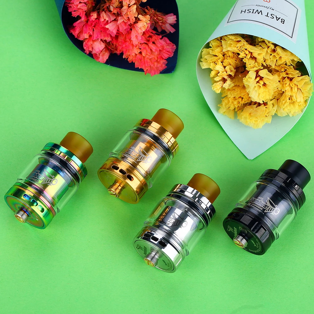 

Clearance !! OUMIER BOMBUS RTA 24.5mm Diameter 3.5ml with Big Deck for Single Coil Building E cig VS OUMIER WASP NANO / Zeus X