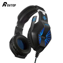 Rovtop стерео игровая гарнитура наушники с микрофоном объемный звук для Xbox One PS4 ПК ноутбук Mac IPad наушники Z2