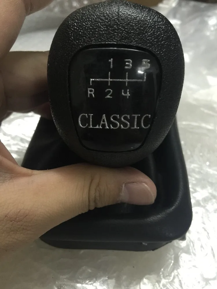 fast shipping car gear shifter knobs with leather boot 5 speed for mercedes benz w202 c class