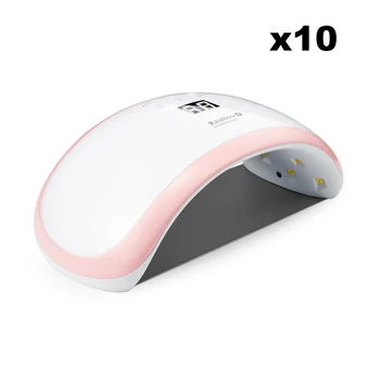 

Wholesale 10pcs 48W Rainbow8 Professional LED UV Nail Lamp Led Nail Light Nail Dryer UV Lamp