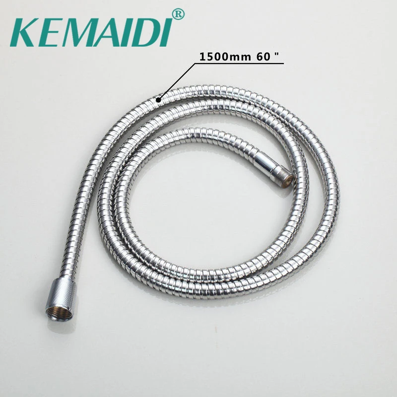 KEMAIDI 1500MM Bathroom/Kitchen Plumbing Hose Faucet/Mixer/Tap 60" Plumbing Hose mangueira de encanamento Stainless Steel Hose