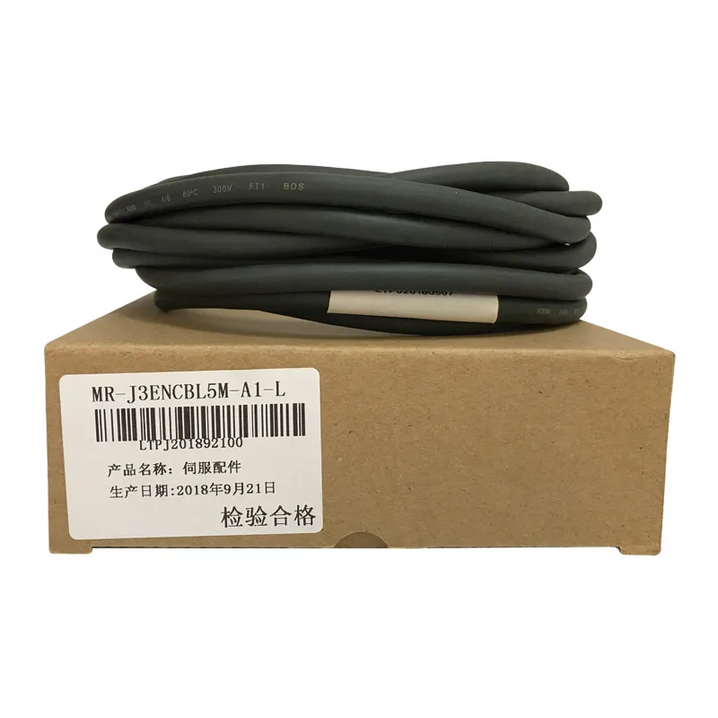 

Japan Mitsubishi Servo Motor Linear Encoder MR-J3ENCBL5M-A1-L Pure Copper Optical Encoder Wire