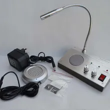 ZHUDELE 9908 двухсторонний банк офисный магазин станция окно микрофон аудио переговорное устройство интерфон динамик для счетчика