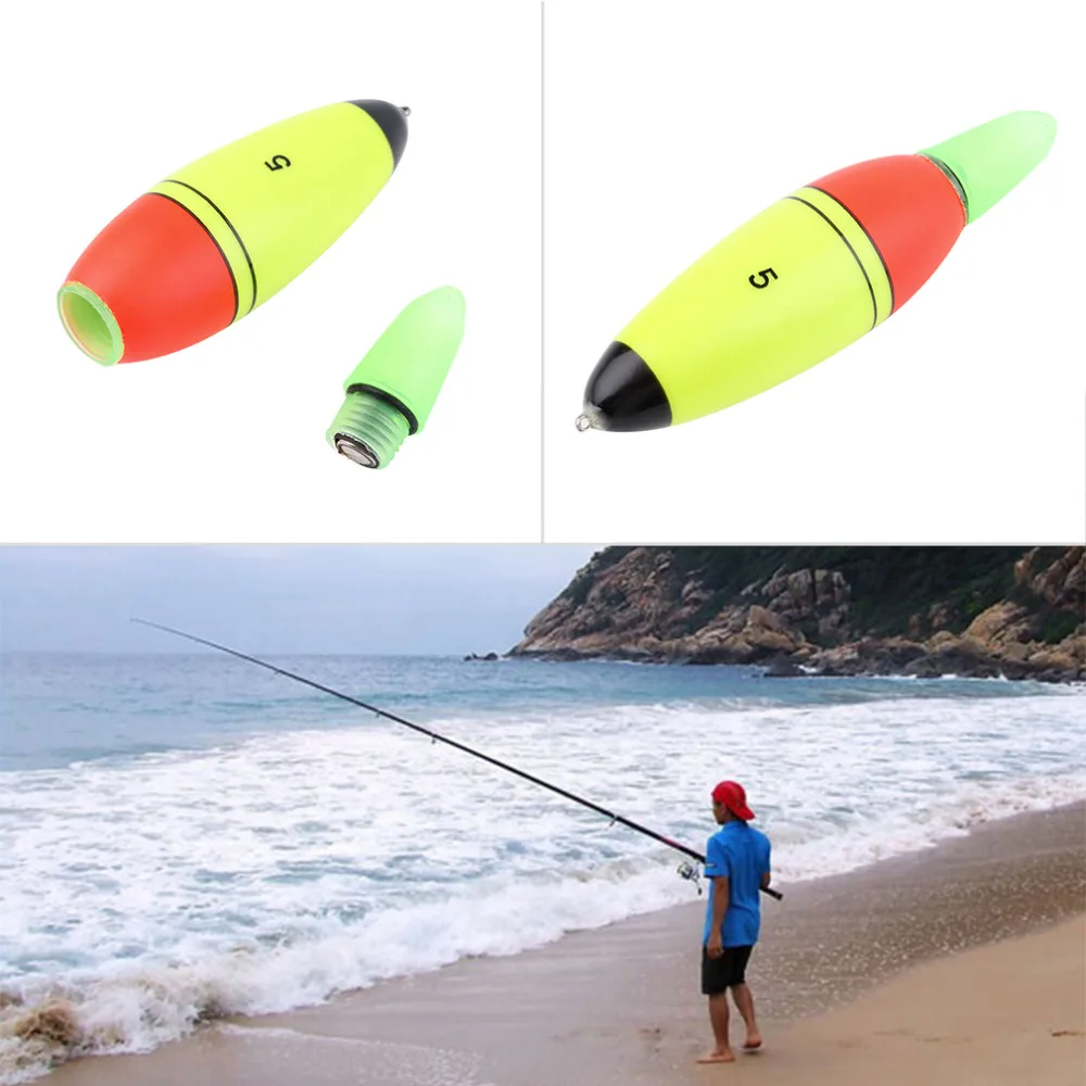 

1pc Foam Fishing Lure Floats Slip Drift Tube LED Indicator Outdoor Accessory