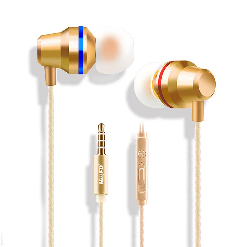 

5 Color Wired Earphone Colorful Stereo Earbuds Headset 3.5mm In-Ear Wired Earphone Headphone for Computer Cell Phone