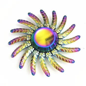 

025 high quality Fidget Spinner Metal Rainbow Dragon Hand Finger Spinners Autism ADHD Focus Anxiety Relief Stress