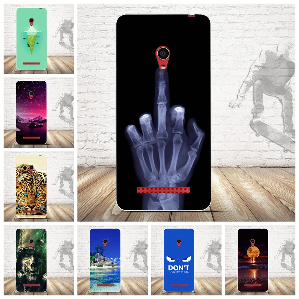 Чехол для Asus ZenFone 5 A500KL A500CG A501CG 3D чехол силиконовая задняя крышка из ТПУ Для чехлы