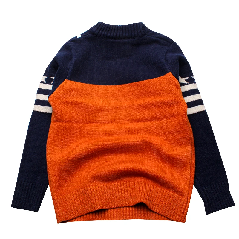 Хлопковые толстые свитера для мальчиков, вязаный детский свитер, Осенние вязаные свитера для малышей, зимняя детская одежда, одежда для мальчиков, От 3 до 6 лет