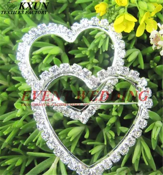 

Good Quality Diamond Buckle For Chair Sash Chair Band Tie Bow Wedding Event Decoration