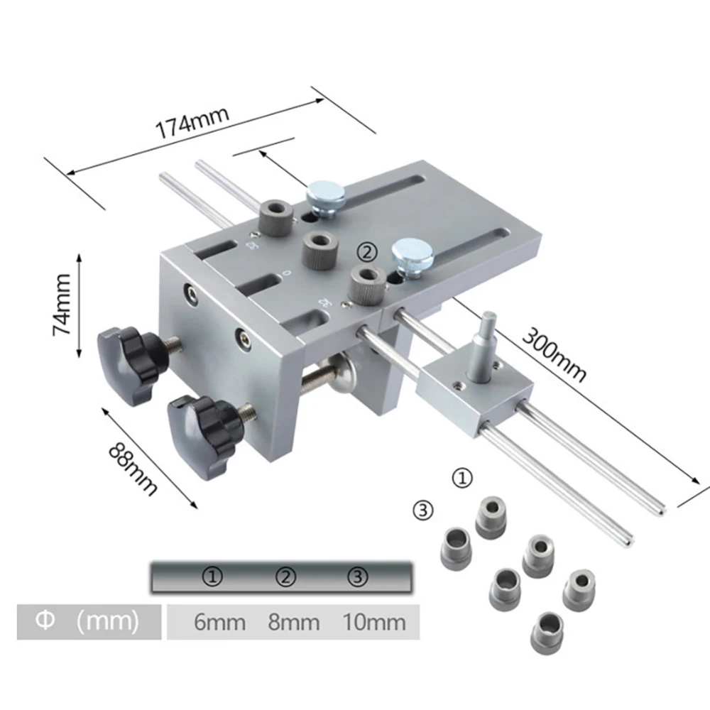 3 в 1 дюбель джиг для мебели быстрое соединение кулачковый фитинг деревообрабатывающий сверлильный направляющий набор локатор
