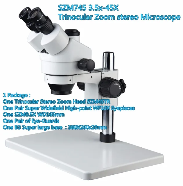Best sale 10.10x 410X Trinocular Zoom stereo Microscope Super Large ... Best sale 10.10x 410X Trinocular Zoom stereo Microscope Super Large ...