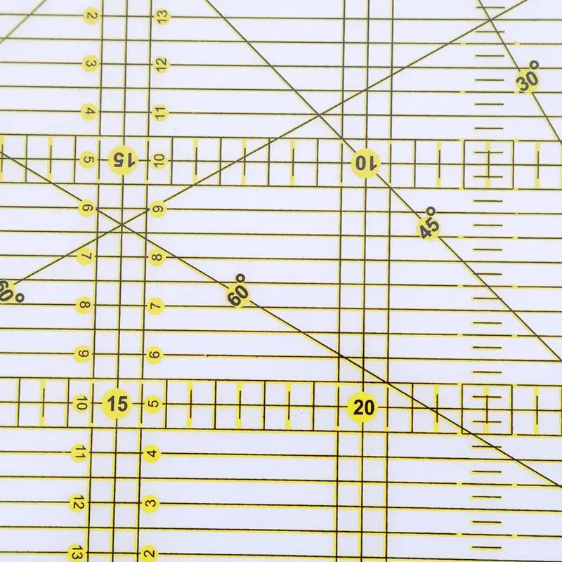 Высокое качество 30X15 см прозрачный акриловый шаблон для квилтинга лоскутное Акриловые Швейные правители пошив одежды инструменты, Швейные