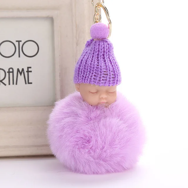 Sleeping-baby-Fluffy-Fur-pompom-Keychain-Rabbit-Fur-Ball-bunny-key-chain-pompon-porte-clef-Key.jpg_640x640 (8)