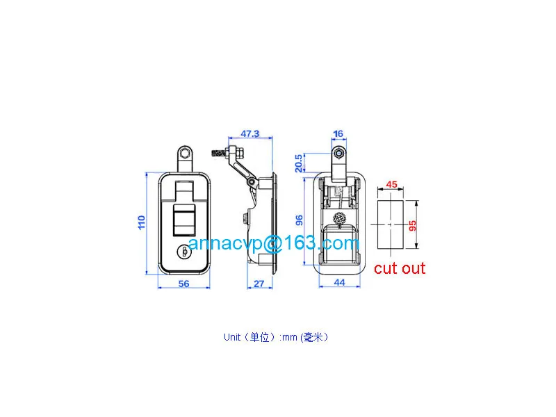 flush lock trailer parts RV parts  (10)