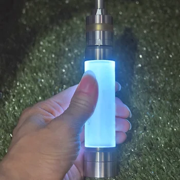 

LED Tube Mod with KAYFUN LITE rta 24mm ACE Chip USAGE Protection High Electrical Conductivity PC Tube fit 18650 battery vape