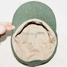 WWII GERMAN WH OFFICER M43 PANZER WOOL FIELD CAP GRÖßE L-31734