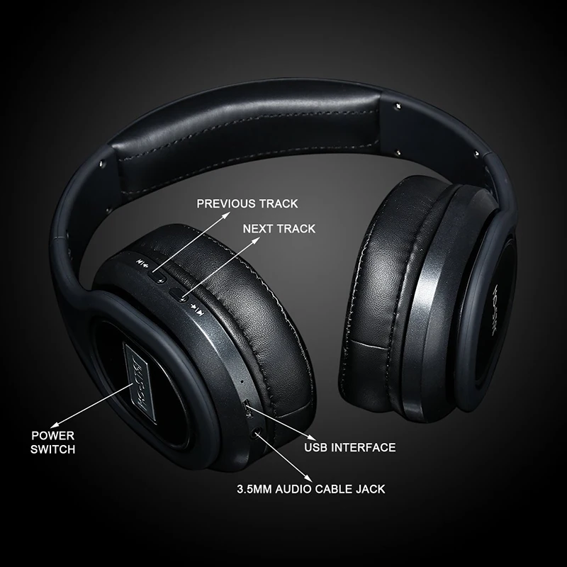 Игровая гарнитура глубокий бас шумоподавление Беспроводные стерео Bluetooth наушники с микрофоном для компьютера PC Gamer телефон MP3